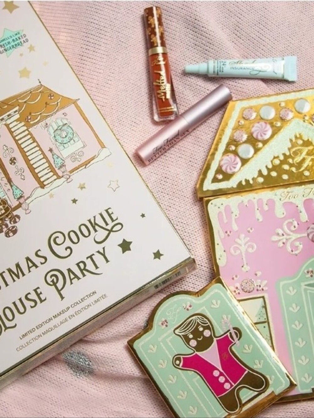Too Faced Christmas Cookie House Party, NWT